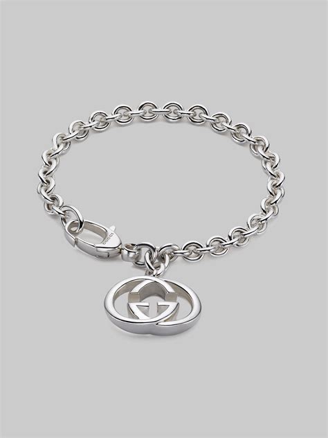 gucci ag 925 16|925 Sterling Silver Bracelet With Double G .